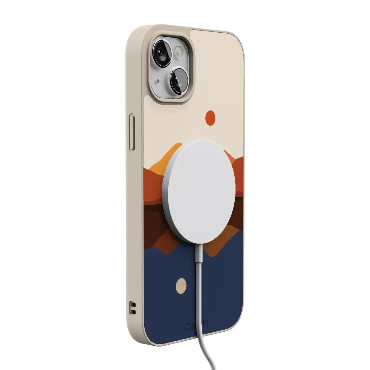 Opposites Attract | Day & Night Colorblock Mountains Case iPhone Case get.casely
