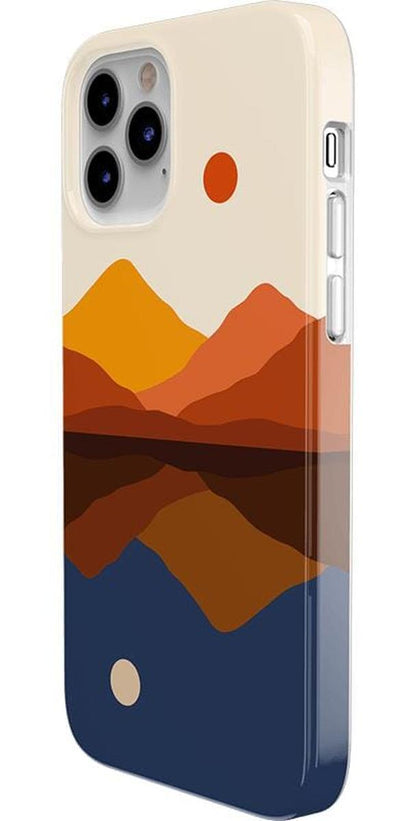 Opposites Attract | Day & Night Colorblock Mountains Case iPhone Case get.casely