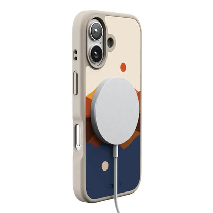Opposites Attract | Day & Night Colorblock Mountains Case iPhone Case get.casely