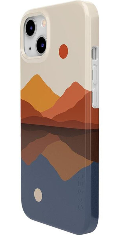 Opposites Attract | Day & Night Colorblock Mountains Case iPhone Case get.casely