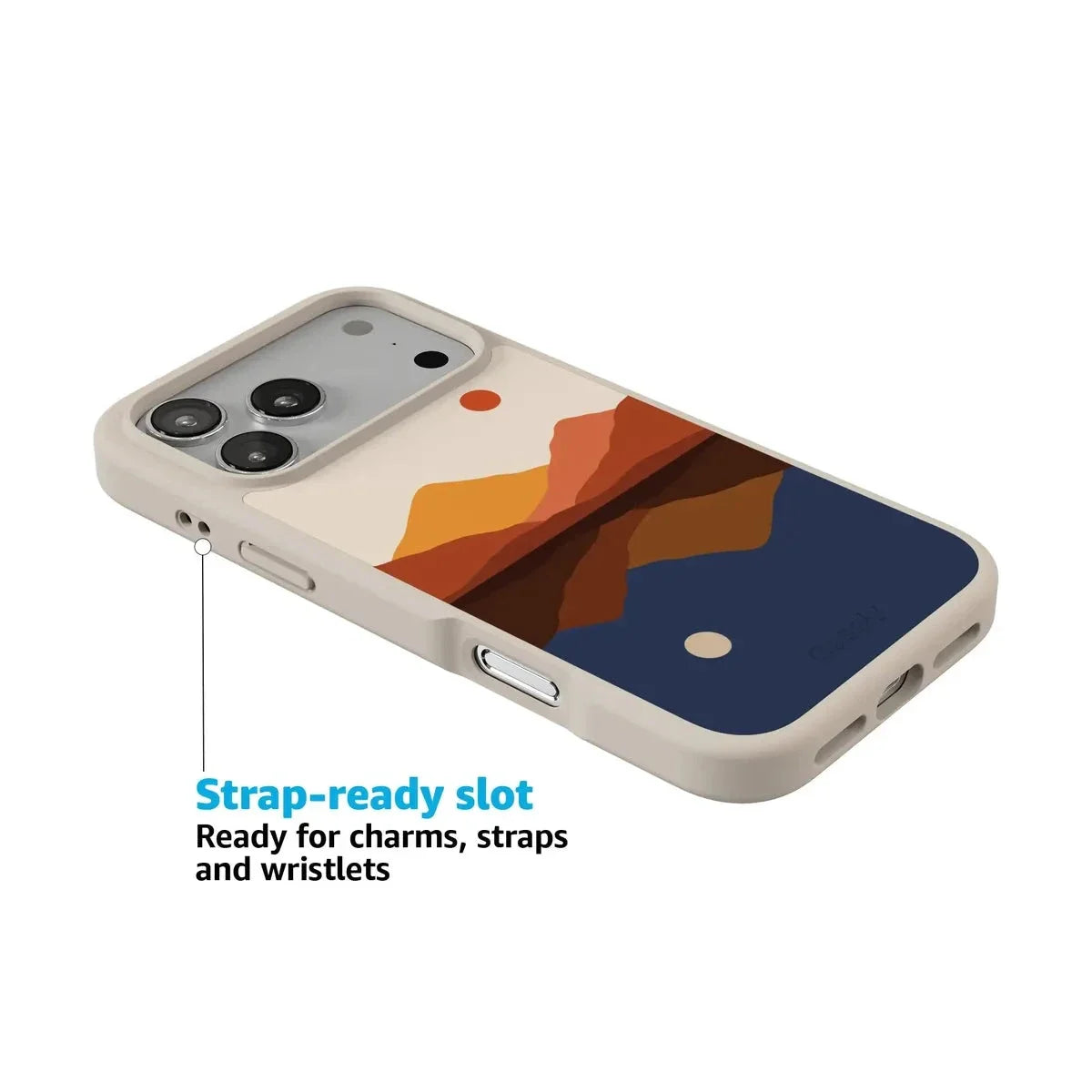 Opposites Attract | Day & Night Colorblock Mountains Case iPhone Case get.casely