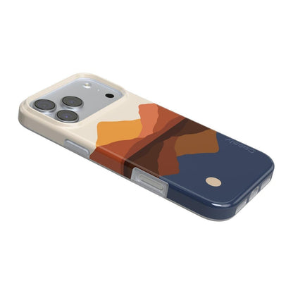 Opposites Attract | Day & Night Colorblock Mountains Case iPhone Case get.casely