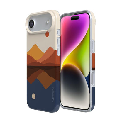 Opposites Attract | Day & Night Colorblock Mountains Case iPhone Case get.casely