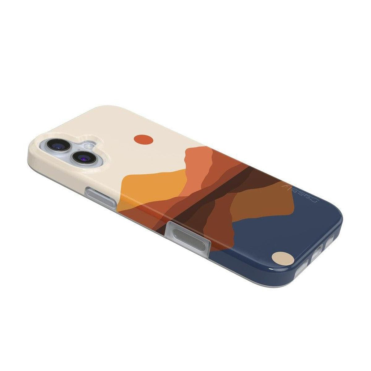 Opposites Attract | Day & Night Colorblock Mountains Case iPhone Case get.casely