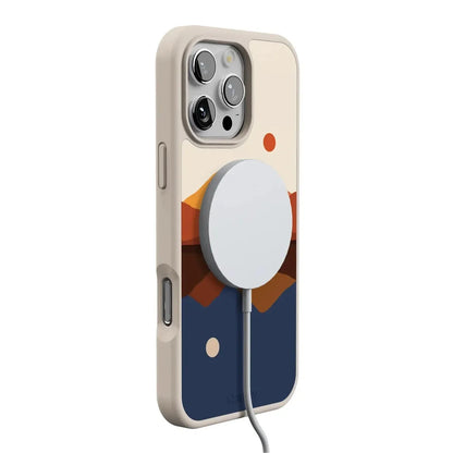 Opposites Attract | Day & Night Colorblock Mountains Case iPhone Case get.casely