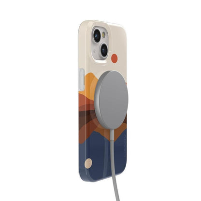 Opposites Attract | Day & Night Colorblock Mountains Case iPhone Case get.casely