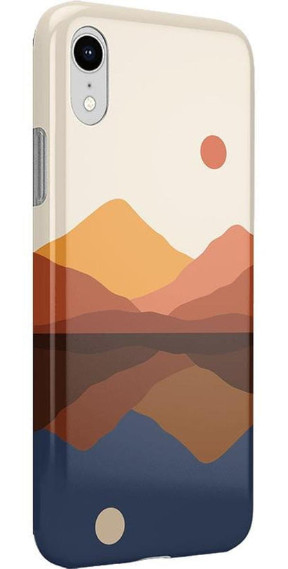 Opposites Attract | Day & Night Colorblock Mountains Case iPhone Case get.casely