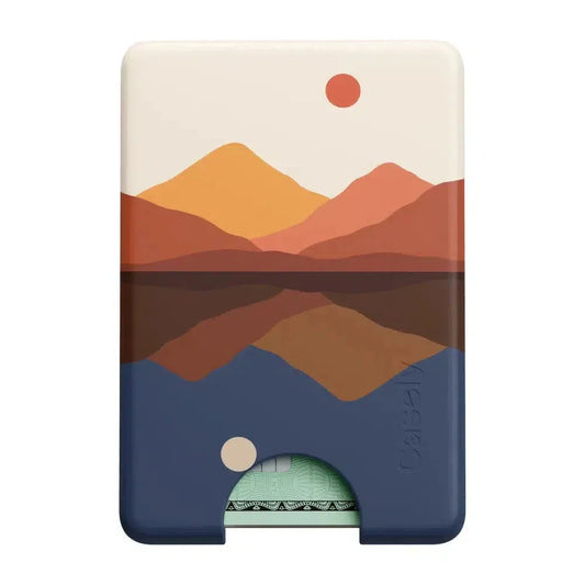 Opposites Attract | Day & Night Colorblock Mountains MagWallet MagWallet get.casely