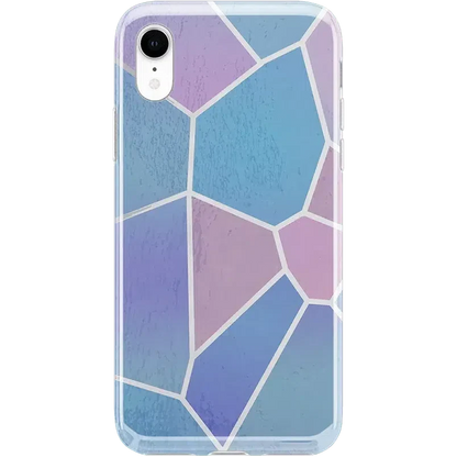 Other Side | Holographic Metallic Stained Glass Marble Case iPhone Case get.casely Classic iPhone XR