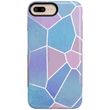 Other Side | Holographic Metallic Stained Glass Marble Case iPhone Case get.casely
