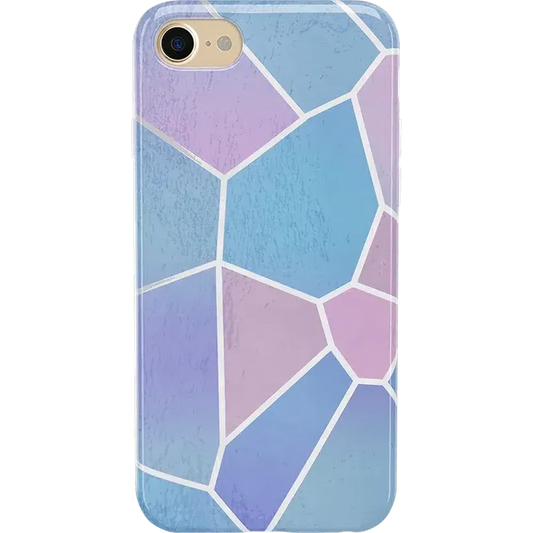 Other Side | Holographic Metallic Stained Glass Marble Case iPhone Case get.casely