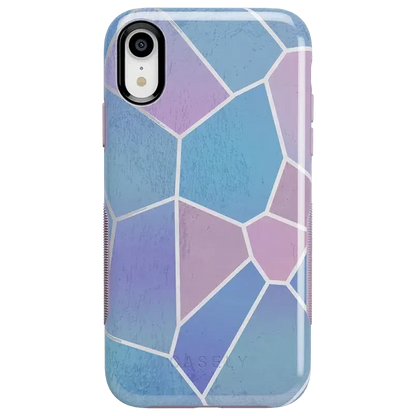 Other Side | Holographic Metallic Stained Glass Marble Case iPhone Case get.casely