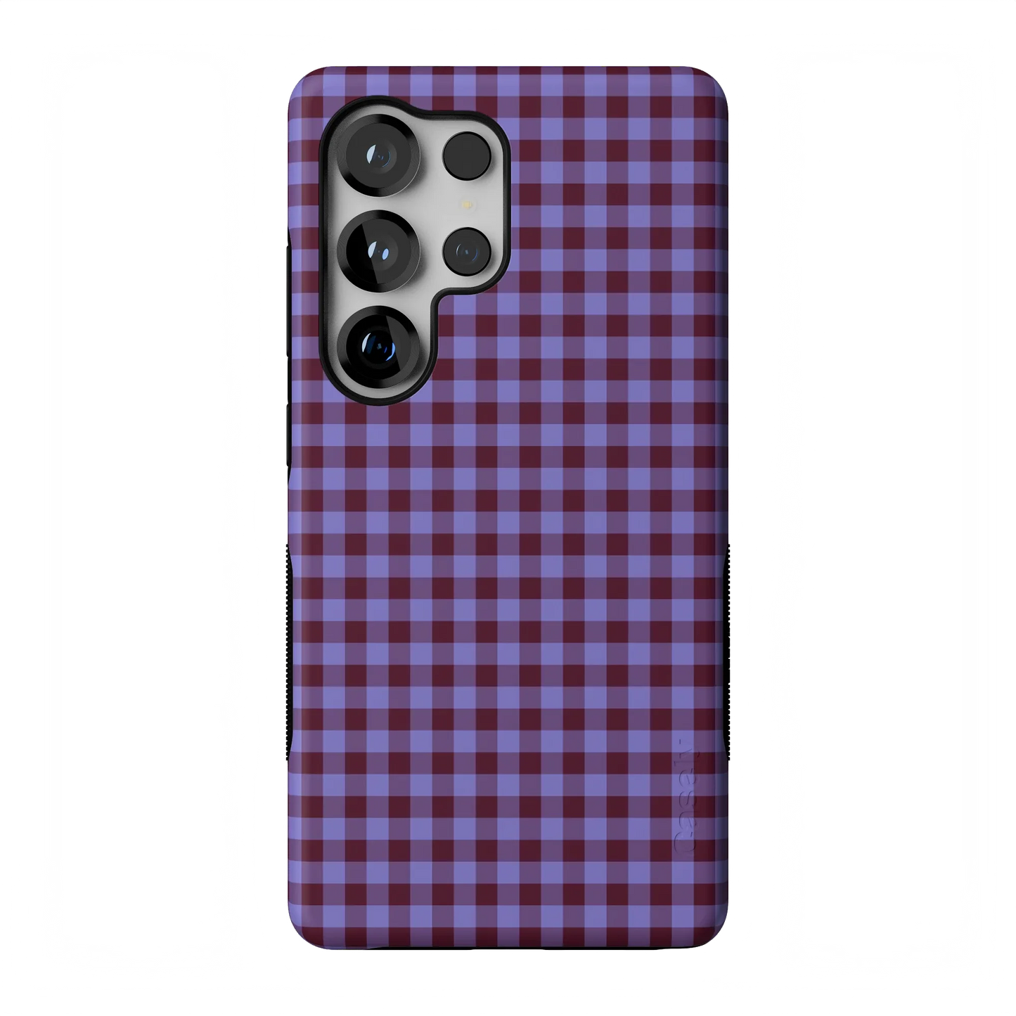 Sweet Jam | Purple Gingham Case - Galaxy S25 Ultra