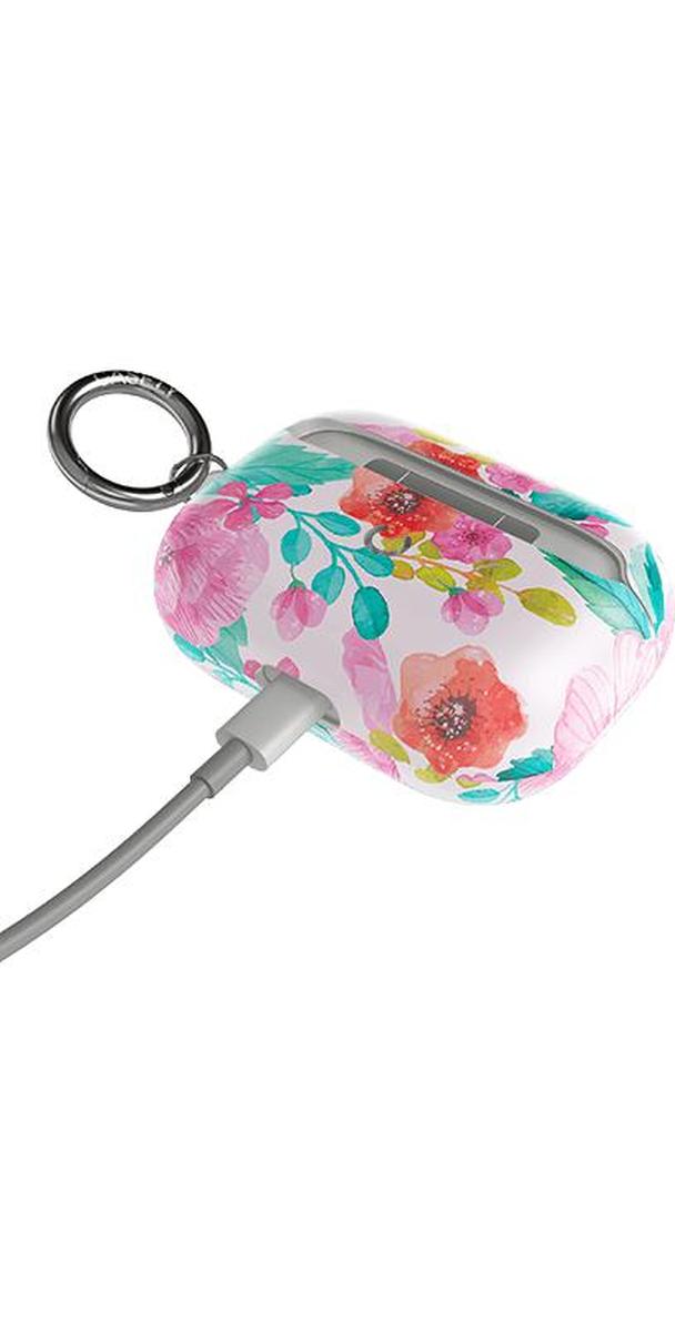 Out and About | Light Pink Floral AirPods Case AirPods Case get.casely