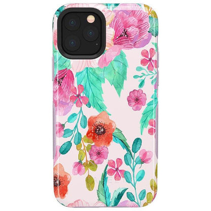 Out And About | Light Pink Floral Case iPhone Case get.casely Bold iPhone 11 Pro