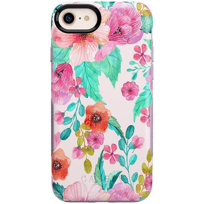 Out And About | Light Pink Floral Case iPhone Case get.casely Bold iPhone 6/7/8