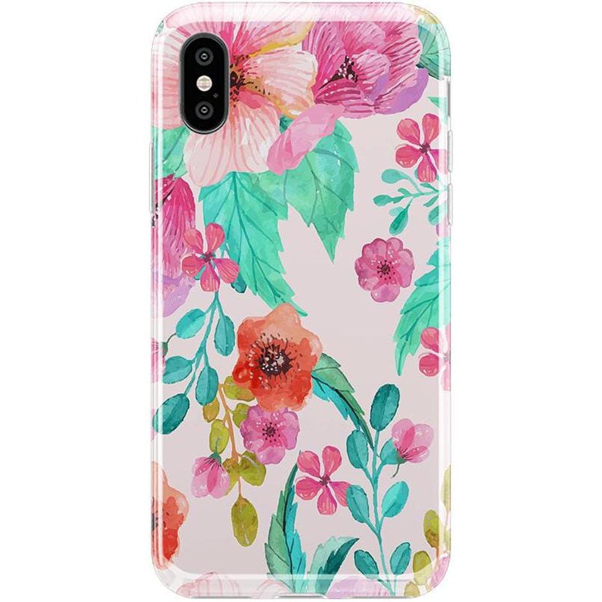 Out And About | Light Pink Floral Case iPhone Case get.casely Classic iPhone XS Max