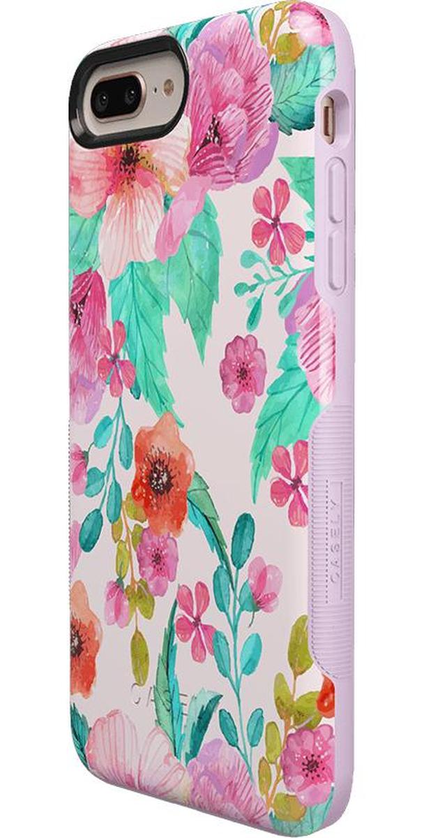 Out And About | Light Pink Floral Case iPhone Case get.casely