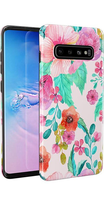 Out And About | Light Pink Floral Samsung Case Samsung Case get.casely