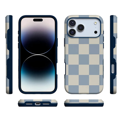 Fit Check | Light Blue Checkerboard Case
