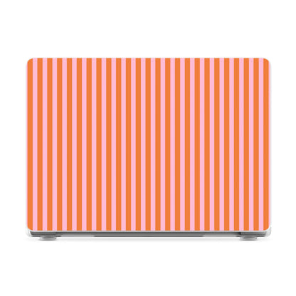 Perfect Stripes | Orange & Pink Stripes Laptop Shell - 16" MacBook Pro