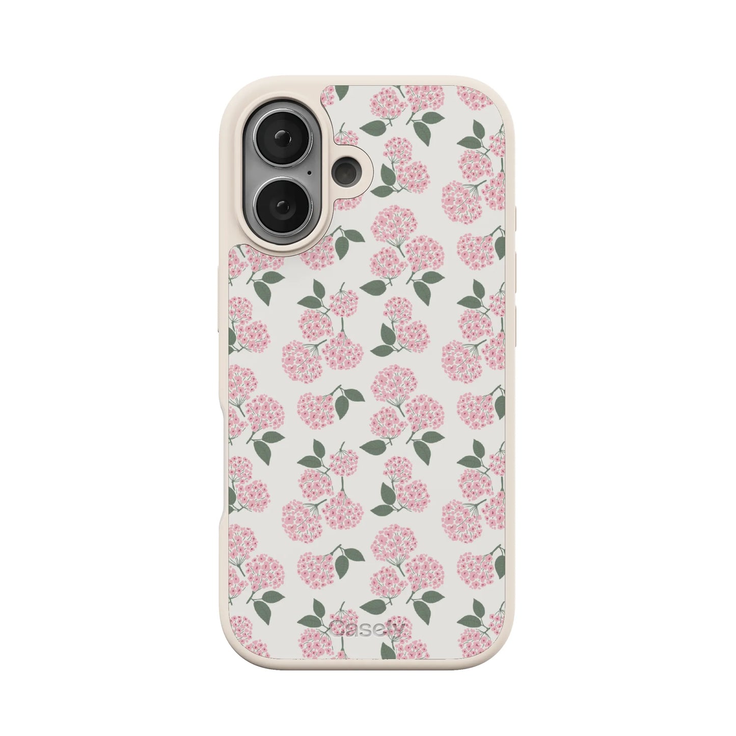 Nantucket Cottage | Pink Hydrangea Case - iPhone 16