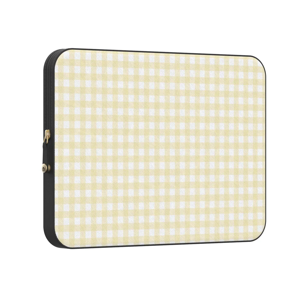 Pastel Picnic | Yellow Gingham Laptop Case