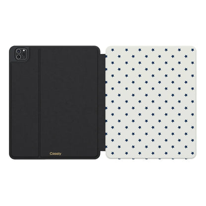 Tiny Stars | Blue & White iPad Case