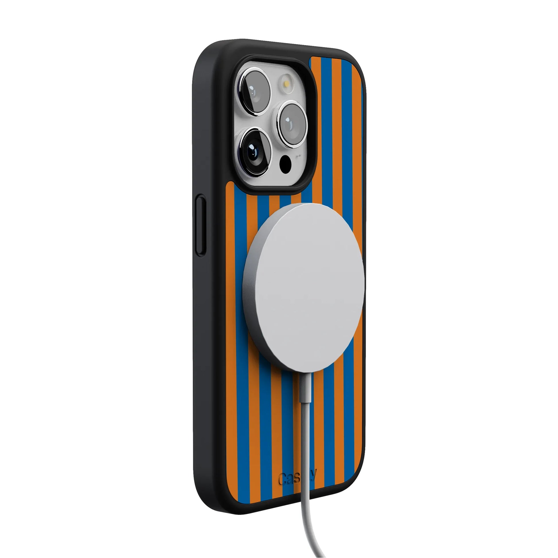 Go New York | Blue & Orange Stripes Case