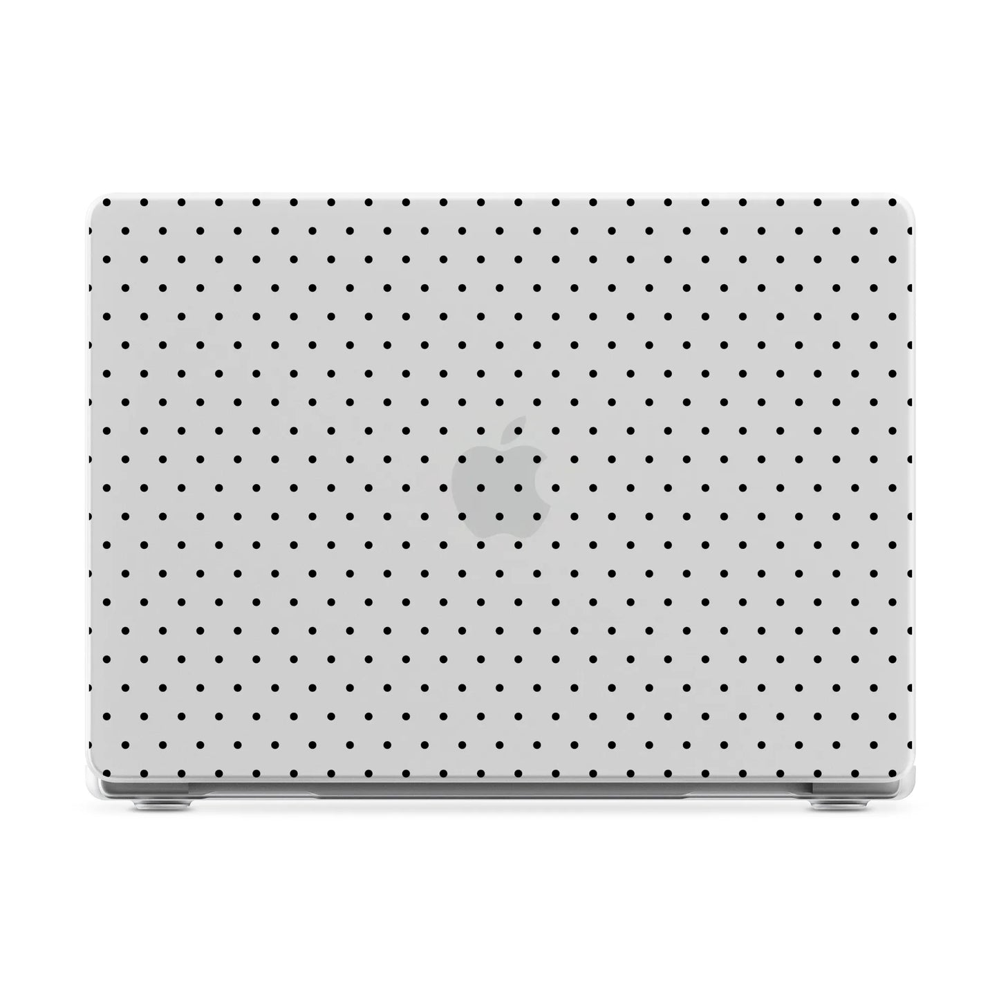 On the Dot | Black Polka Dot Laptop Shell - 16" MacBook Pro