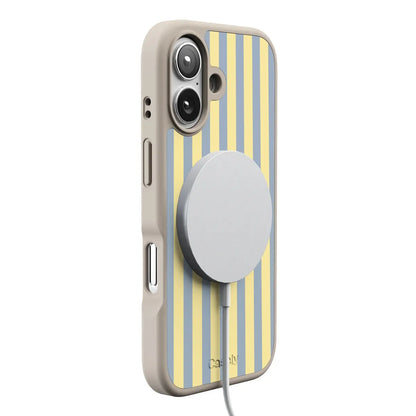Coastline Stripes | Blue & Yellow Case