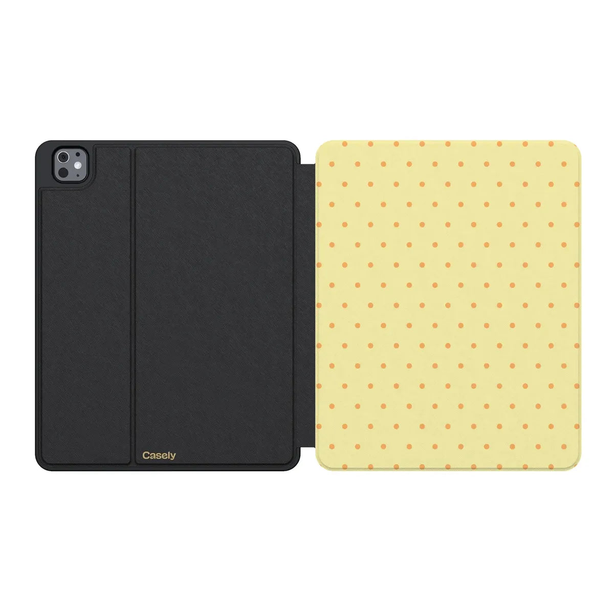 On the Dot | Yellow Polka Dot iPad Case