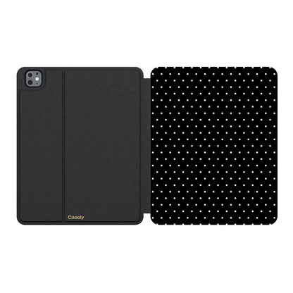 On the Dot | White Polka Dot iPad Case