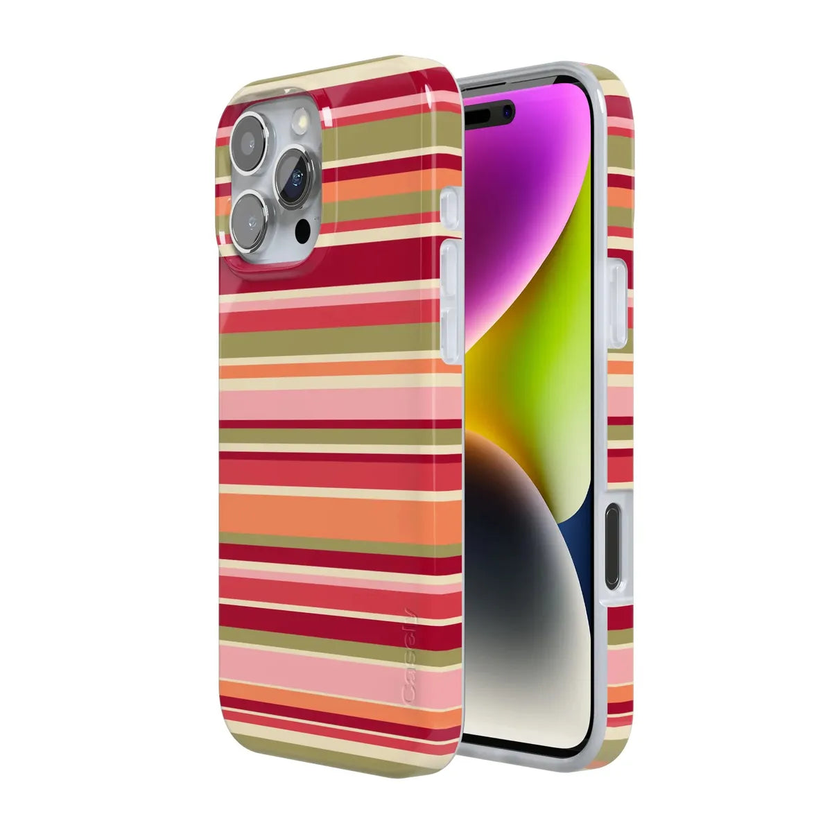 Citrus Stripes | Poolside Print Case