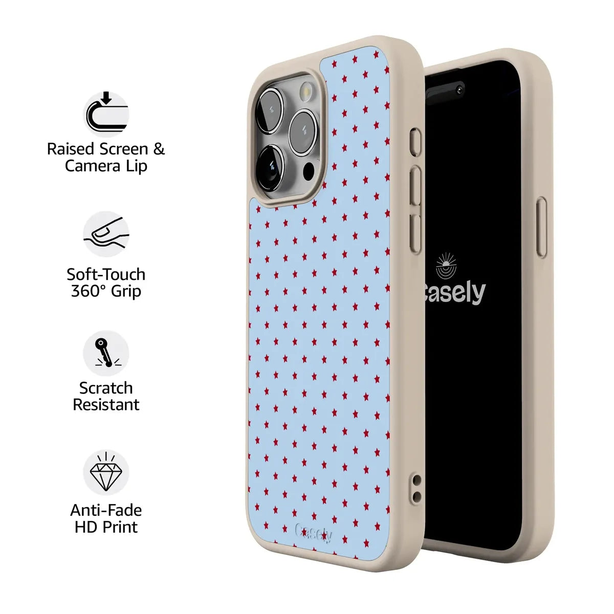 Tiny Stars | Red & Blue Case