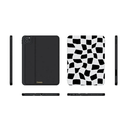 Funky Checkerboard | High Contrast Design iPad Case