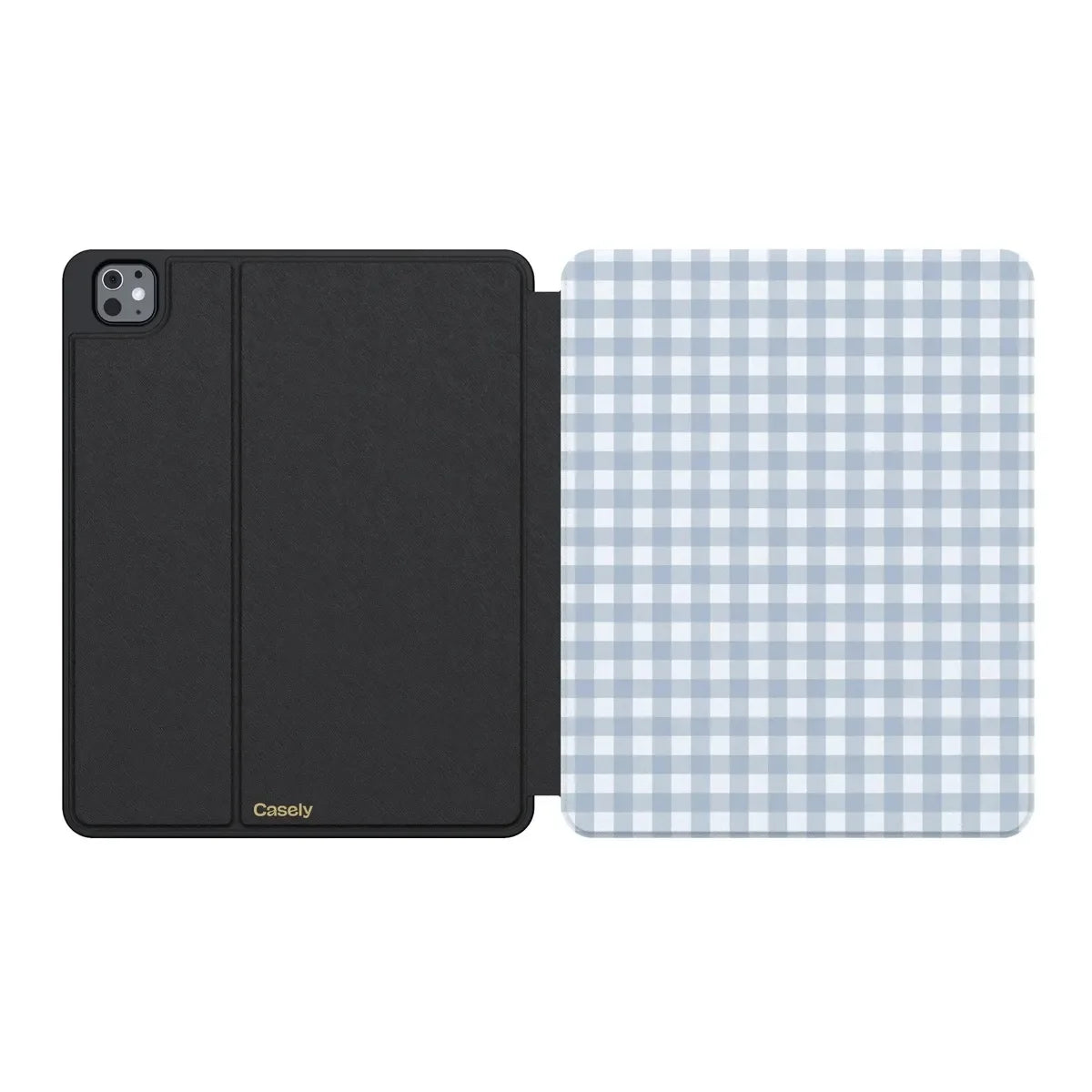 Pastel Picnic | Blue Gingham iPad Case
