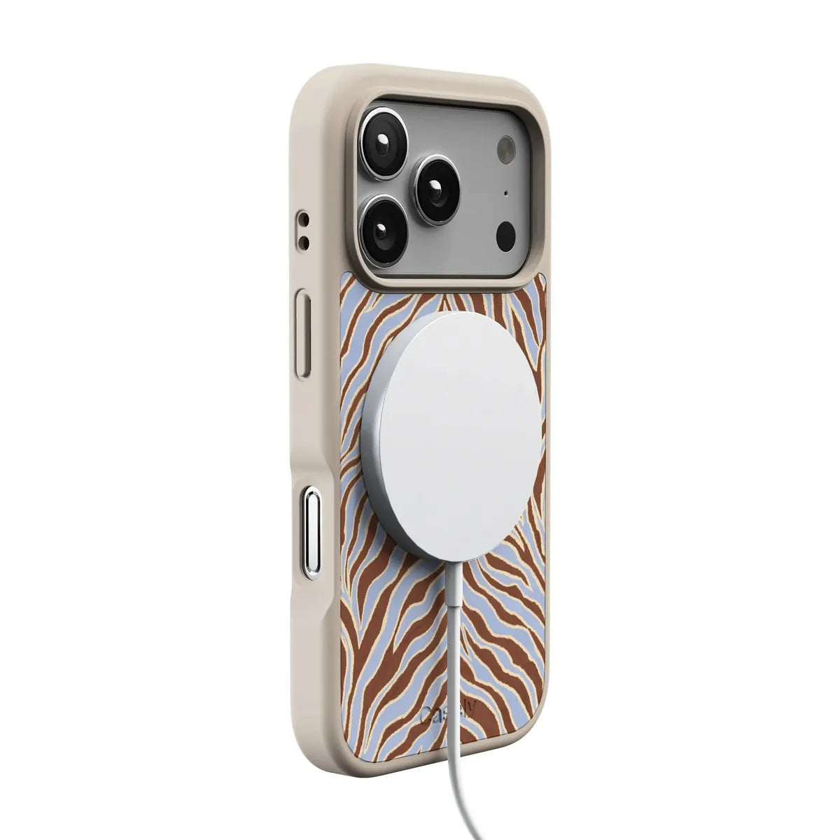 Untamed | Brown & Blue Zebra Case
