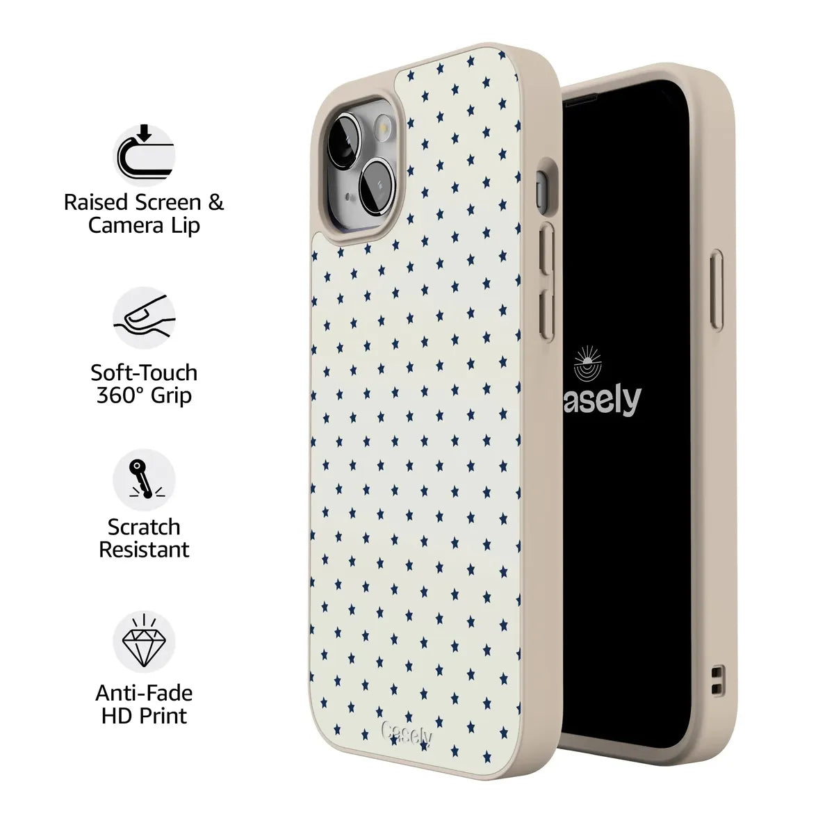 Tiny Stars | Blue & White Case