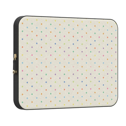 On the Dot | Rainbow Polka Dot Laptop Case