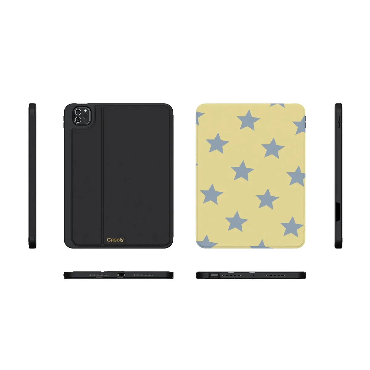 Shine Bright | Butter Yellow Stars iPad Case