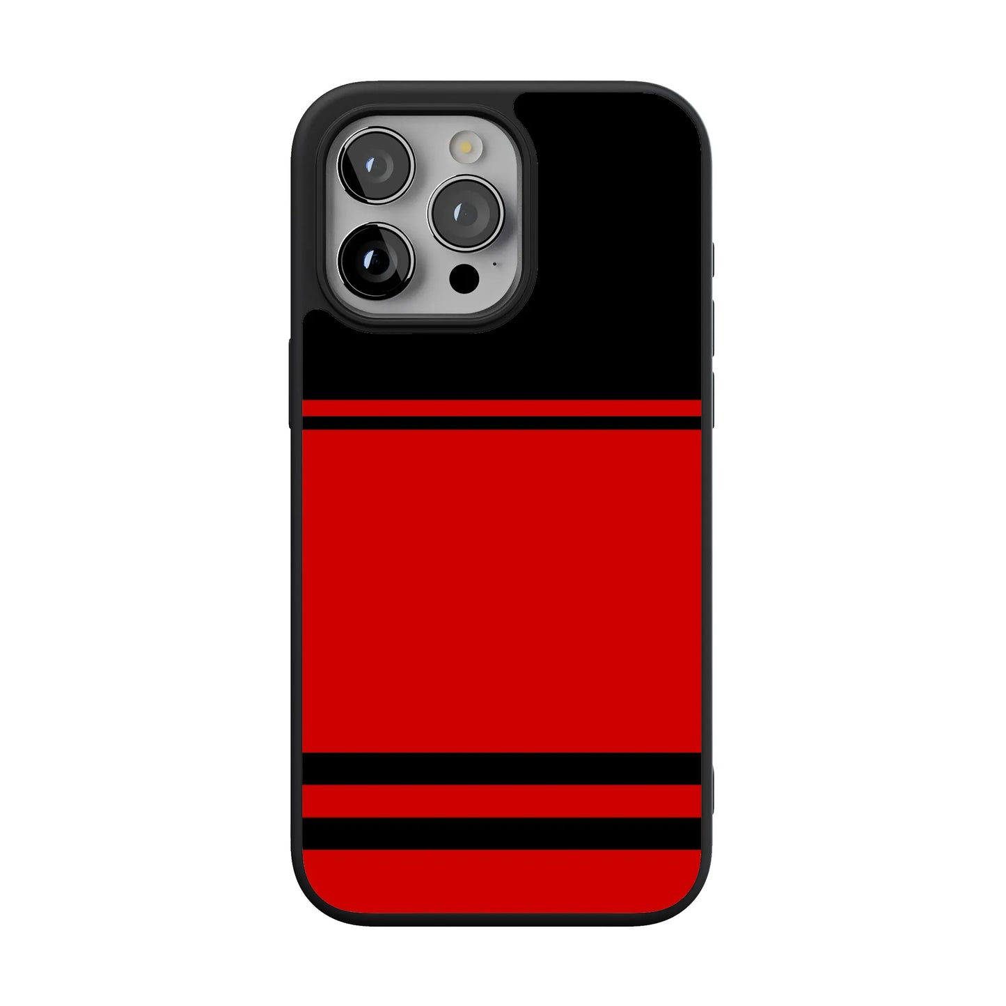 Go Canes | Black & Red Striped Case - iPhone 13 Pro
