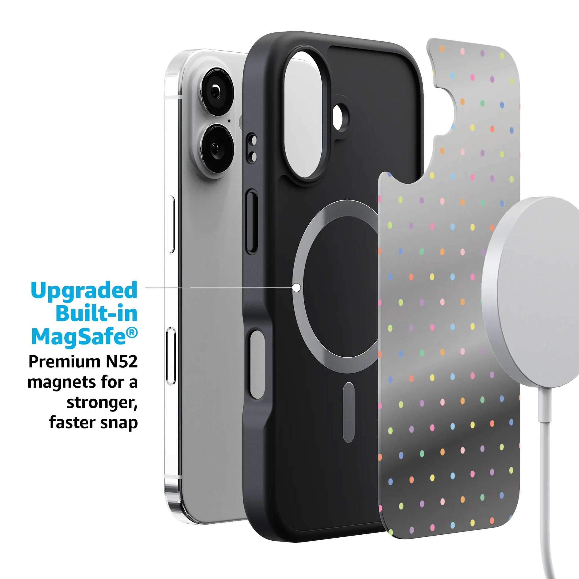 On the Dot | Rainbow Polka Dot Case