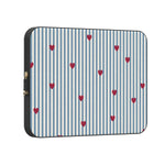 Love Lines | Blue Stripes Laptop Case