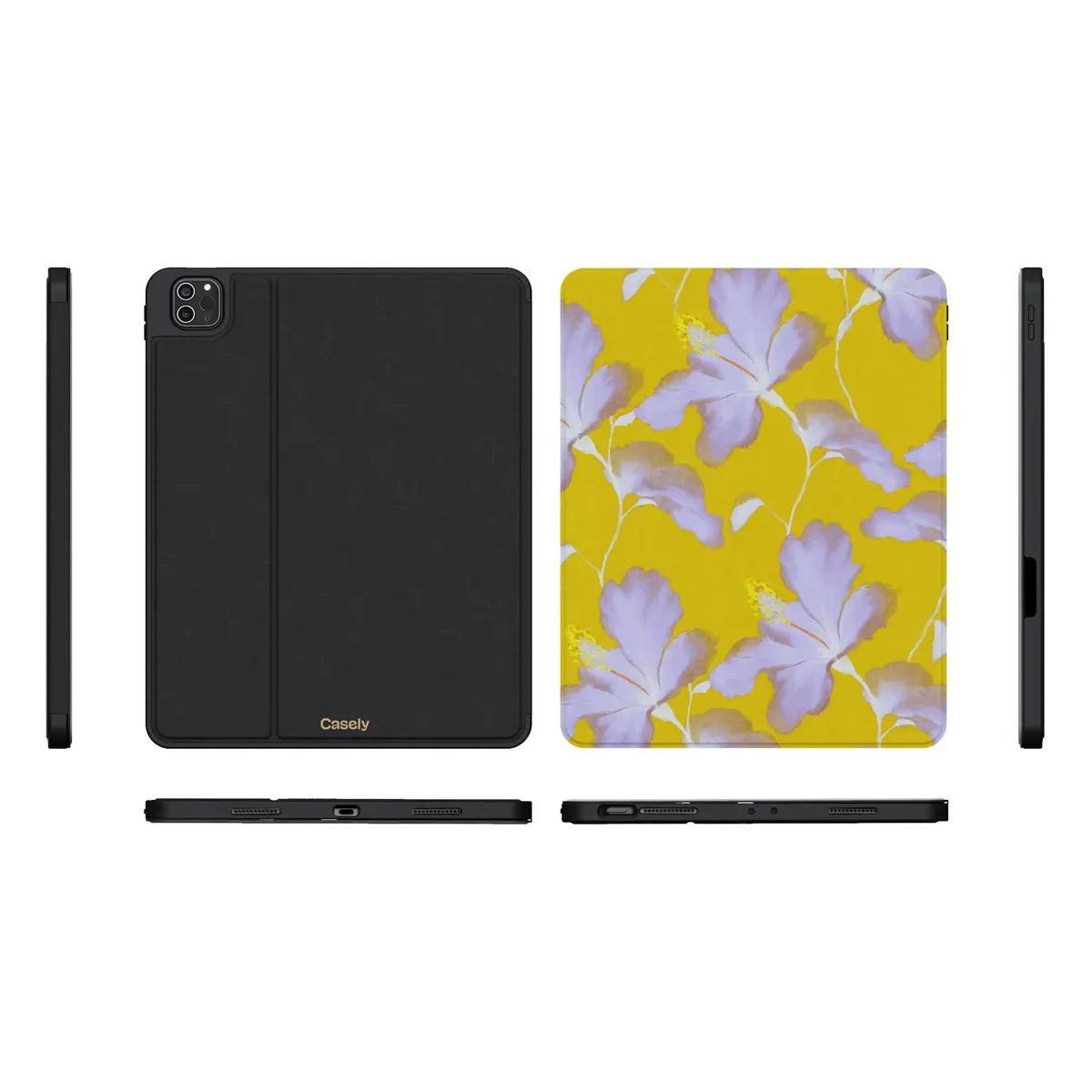Hibiscus Haze | Painted Floral iPad Case