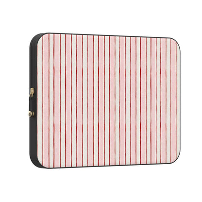Pretty in Pastel | Blush Stripes Laptop Case