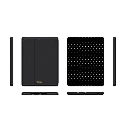 On the Dot | White Polka Dot iPad Case