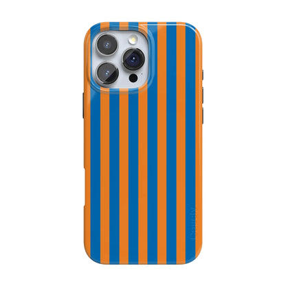 Go New York | Blue & Orange Stripes Case - iPhone 16 Pro
