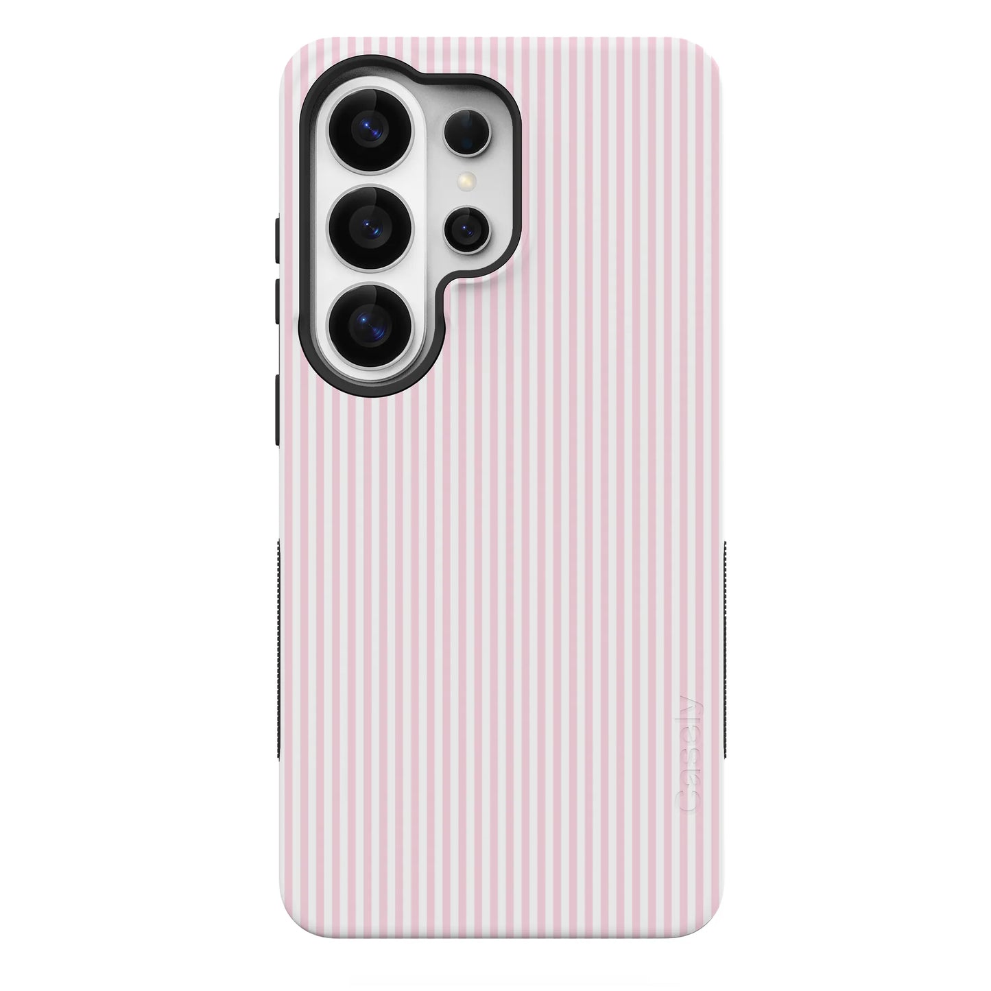 Stripes and the City | Light Pink Pinstripe Case - Galaxy S26 Ultra