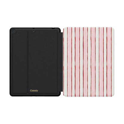 Pretty in Pastel | Blush Stripes iPad Case